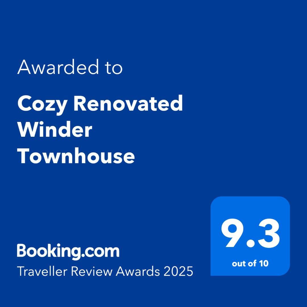 Cozy Renovated Winder Townhouse Traveller Awards 2025 Winner Екстериор снимка